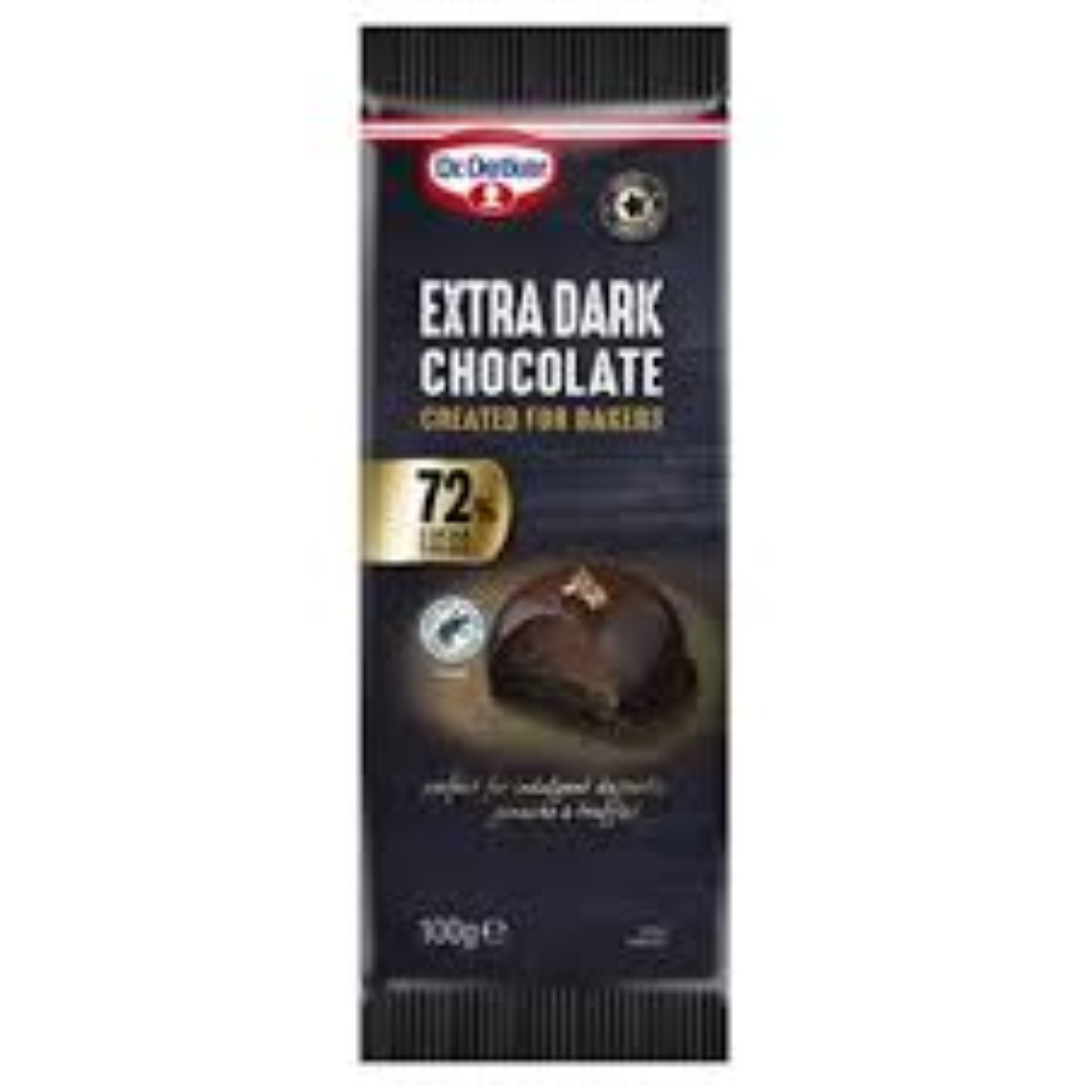 DR.OETKER EXTRA DARK CHOCOLATE 100G
